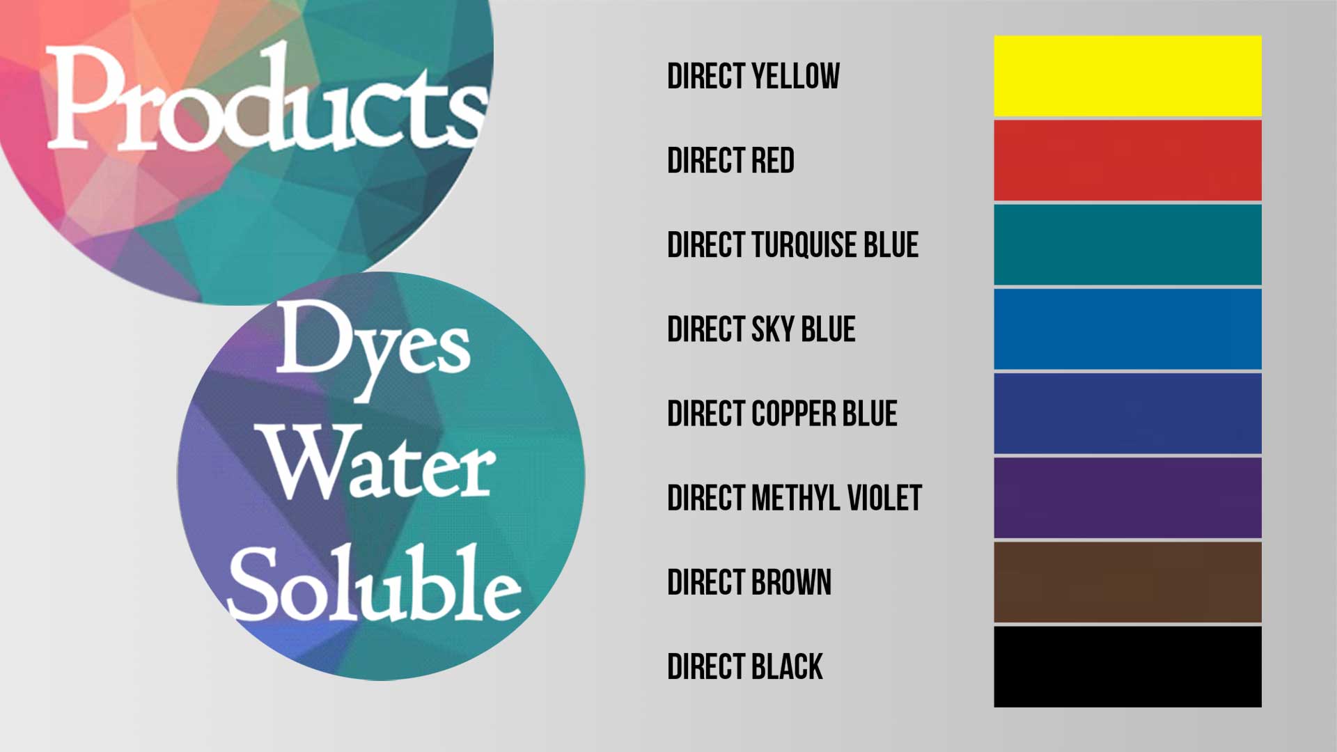Dyes-Water-Soluble